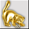 Сувенир "золотая кошка"